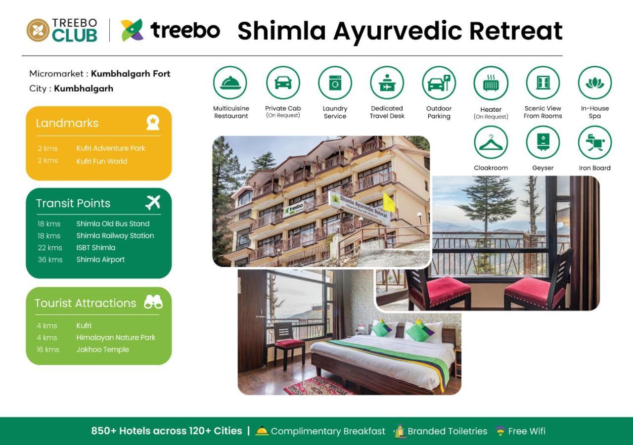 Treebo Shimla Ayurvedic Retreat Kufri Hotel Exterior photo